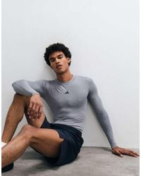 adidas Originals - Techfit Compression Training Long Sleeve Tee - Lyst