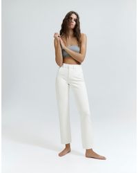 Pull&Bear - Petite High-waist Mom Fit Jeans - Lyst
