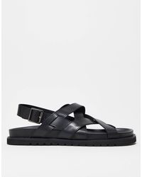 ASOS - – leder-sandalen - Lyst