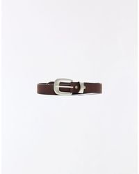 Bershka - Belt With Tip Buckle - Lyst