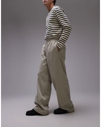 TOPMAN - – baggy fit hose aus twill - Lyst