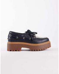 Timberland - Stone Street Platform 3 Eye Boat Shoes - Lyst