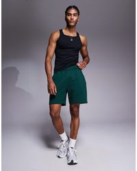 4505 - Icon - short molletonné en coton épais à séchage rapide - sapin - Lyst