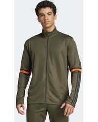 adidas Originals - Chaqueta De Entrenamiento Verde Nocturno, Negro Y Naranja Impacto Pálido Squadra 25 De Adidas Football - Lyst