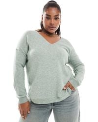 ONLY - V-neck Jumper - Lyst