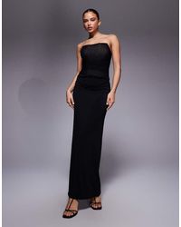 Forever New - Corset Mesh Overlay Maxi Dress - Lyst