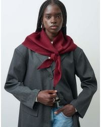 Vero Moda - Piccolo Foulard Bordeaux - Lyst