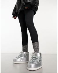 Public Desire - Zuri Low Ankle Snow Boots - Lyst