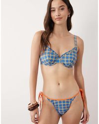 ASOS - Fuller Bust Charlie Underwired Bikini Top With Ruche Detail - Lyst