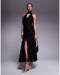 Forever New Frankie Lace Trim Dress in Pink | Lyst UK