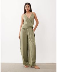 SNDY'S - Satin Balloon Leg Pants - Lyst