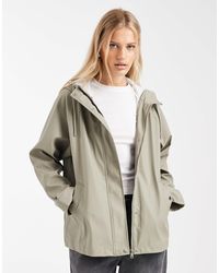 ONLY - Short Hooded Raincoat - Lyst