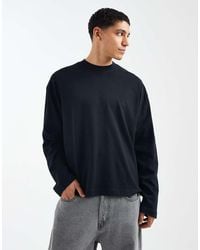ASOS - Heavyweight Boxy Oversized Long Sleeve T-shirt - Lyst