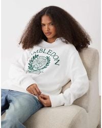Polo Ralph Lauren - Wimbledon Capsule Chest Embroidered Cotton Knitted Jumper - Lyst