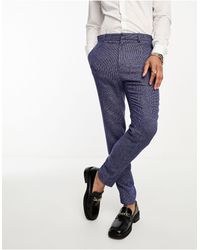 ASOS - Wedding Super Skinny Wool Mix Suit Trousers - Lyst