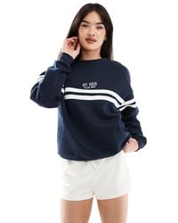 Cotton On - Classic Fleece Graphic Crew Sweatshirt - Lyst