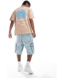 Jack & Jones - Oversized T-Shirt Met 'Columbia Road'-Print Op De Rug - Lyst
