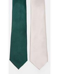 ASOS - 2 Pack Tie - Lyst