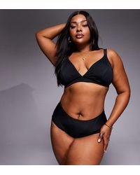 ASOS - Asos Design Curve Maya Santa Monica Chunky Triangle Bikini Top - Lyst