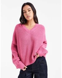 Wednesday's Girl - Wednesdays Girl V Neck Jumper - Lyst