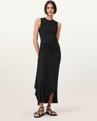 AllSaints - Rivi - robe à manches longues - Lyst