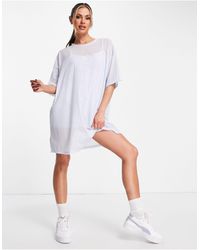 PUMA - Organza Mesh T-shirt Dress - Lyst