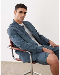 Barbour - Draftmen Button Through Overshirt - Lyst