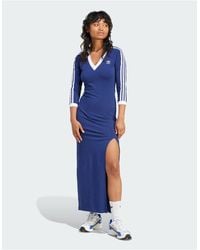 adidas Originals - Adicolor Classics 3-stripes Maxi Dress - Lyst