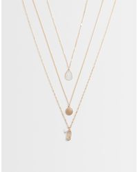 Accessorize - – 3-reihige, zarte halskette - Lyst