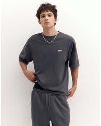 Pull&Bear - Stwd Logo Boxy Oversized T-shirt - Lyst