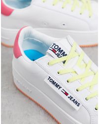 tommy hilfiger icon flatform trainers