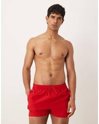 Calvin Klein - Side Script Logo Drawstring Swim Shorts - Lyst