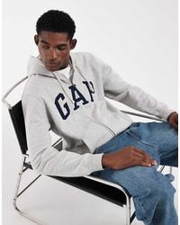 Gap - Logo Zip Through Hoodie - Lyst