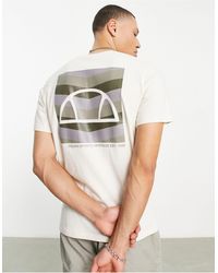 Ellesse - Sestra - t-shirt sporco con stampa sul retro - Lyst