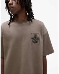 Pull&Bear - – kurzärmliges sweatshirt aus interlock-stoff - Lyst