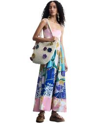 Desigual - Printed Maxi Dress - Lyst