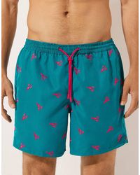 Calzedonia - Pattern Swim Boxer Formentera - Lyst