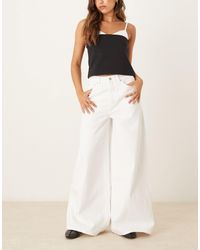 ASOS - Wide Leg Palazzo Jean - Lyst