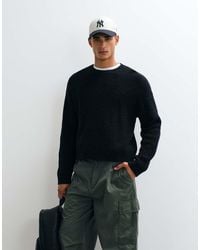 Weekday - Boxy Fit Slub Knit Jumper - Lyst