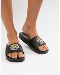 Mujer Buffalo Chanclas | SandaliasRosasDeMaterialVeganoRioDeBuffalo Rosa \u003e  La Huelva Cateta
