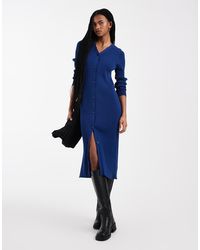 Threadbare - Button Down Knitted Dress - Lyst