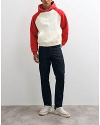 ASOS - Vaqueros Slim Elásticos En Crudo-Azul - Lyst
