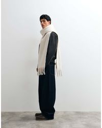 ASOS - Woven Brushed Scarf - Lyst