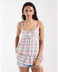 Hollister - Longline Babydoll Cami Tunic - Lyst