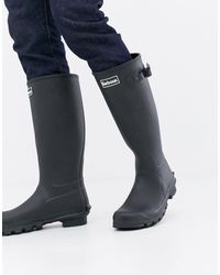 barbour mens rain boots