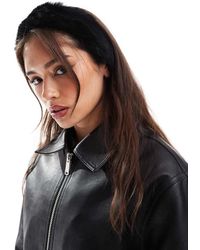 ASOS - Faux Fur Headband - Lyst