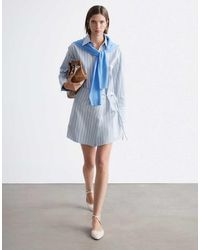 & Other Stories - Pure Cotton Mini Wrap Shirt Dress - Lyst