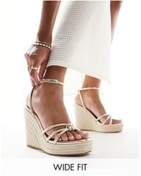 Glamorous - Espadrille Wedge Heeled Sandals - Lyst