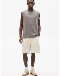 Pull&Bear - Bermuda cargo - beige - Lyst