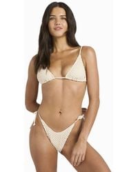 Billabong - Twisted Tides Slide Tall Tri Triangle Bikini Top - Lyst
